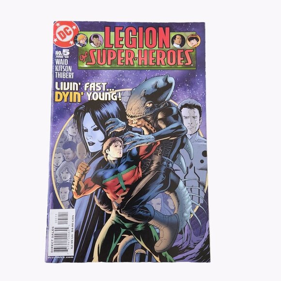 DC Comics Legion Of Super-Heroes #5 2005 Comic Book Collector Bagged Boarded - Picture 1 of 2